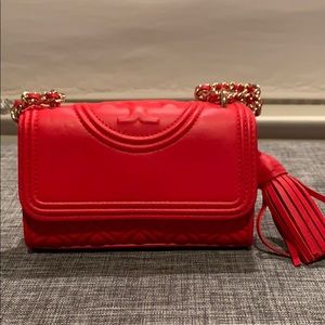 Tory burch wallet on a chain micro fleming